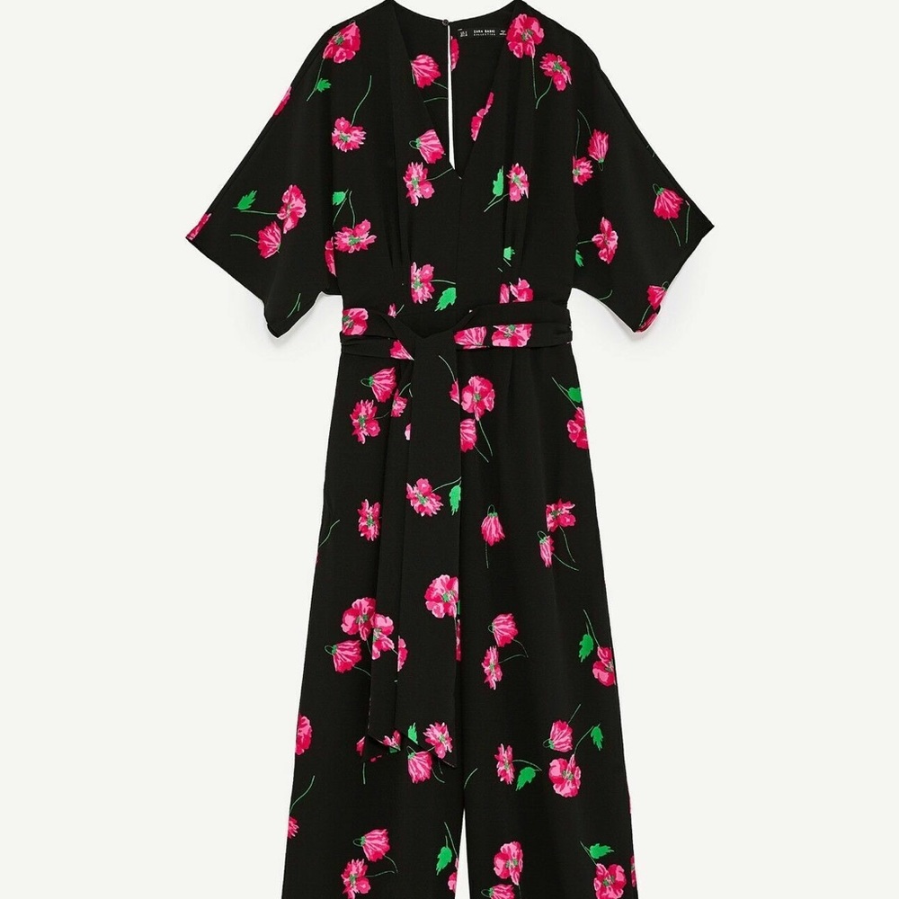Zara Floral Jumpsuit